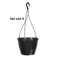 Set van 5 - Hangpot met waterreservoir