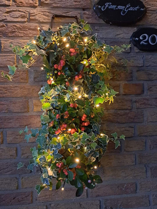 Kerstwandhanger met verlichting (PRE-ORDER)