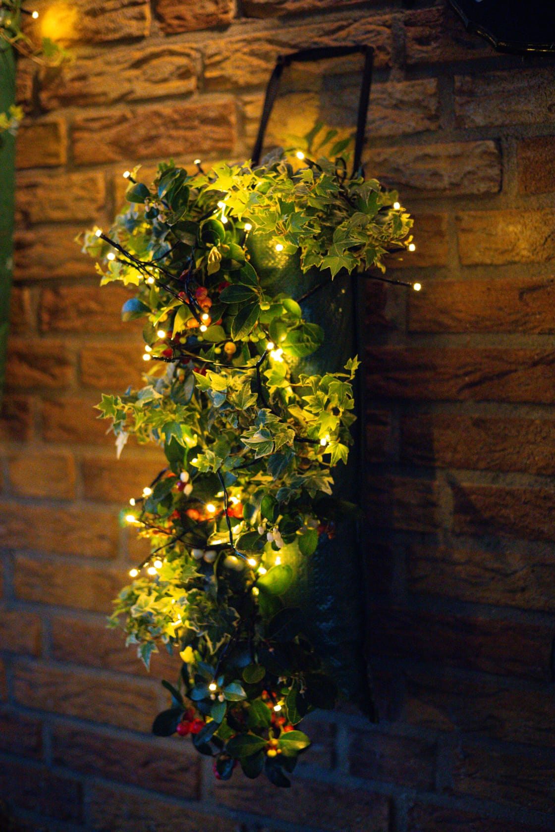 Kerstwandhanger met verlichting (Uitverkocht!)