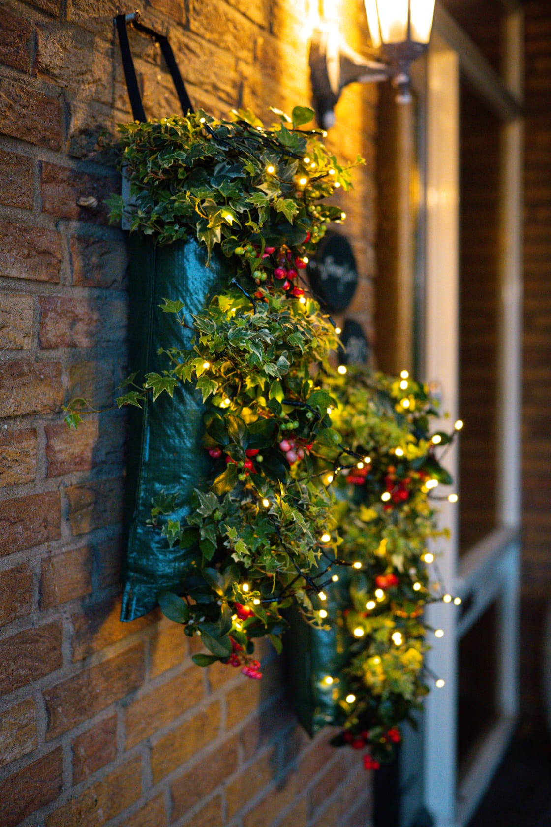 Kerstwandhanger met verlichting (Uitverkocht!)